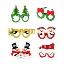 1/3/4/6 PCS Christmas Decorations, Christmas Glasses, Party Decorations, Christmas Products, Snowman Deer Antler Eyeglass Frames
