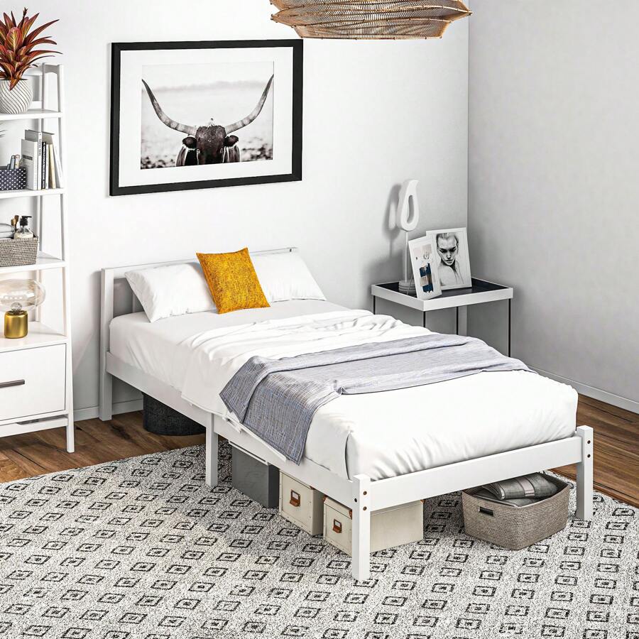 HOMCOM Lits - Blanc - Voir 1
