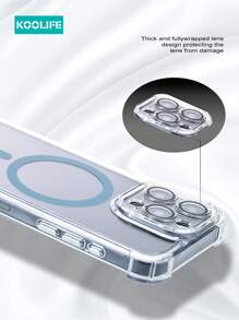 Koolife 磁吸式手机壳,四角气囊设计,镜头贴膜,防滑防摔,适用于 17 Pro Max/17/17 Pro/17 Air/16/16 Pro/16 Plus/16 Pro Max/12/12 Pro/12 Pro Max/13/13 Pro/13 Pro Max/14/14 Plus/14 Pro/14 Pro Max/15/15 Pro/15 Plus/15 Pro Max - 淺藍色 - 查看 6