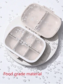 2Pcs/1Pc Travel Pill Box, Portable Medicine Organizer For Camping & Hiking - 8 Compartments, Pocket-Sized, Secure Storage For Daily Doses, Vitamins And Supplements, Easy To Carry And Use Travel Essentials, Travel Organizer For Beach, Summer Vacation Back To School School Supplies Holiday Holiday Essentials Accessories Mini Perfume For Women Perfume For Men Perfume Bottle - Multicolor - View 6