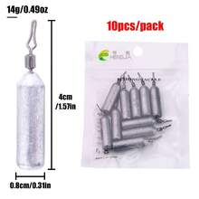 HENGJIA Drop Shot Fishing Weights, Pencil Weights Fising Sinkers No Snag Drop Shot Rig Skinny Sinkers For Bass Saltwater Freshwater - Multicolor - View 12