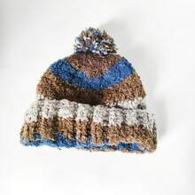 Mũ len đan ấm áp mùa đông bằng polyester - Nhiều màu - Xem 1