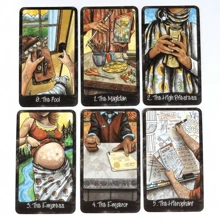 Out Of Hand Tarot Deck: 78 Cards, Card Game, Tarot Travel Edition Pocket Size Designed For Enthusiasts Of All Levels, Great For Casual Games At Family Parties, Nice Gaming Gifts, Great For/Christmas Games Tarot Cards, Tarot Deck, Tarot