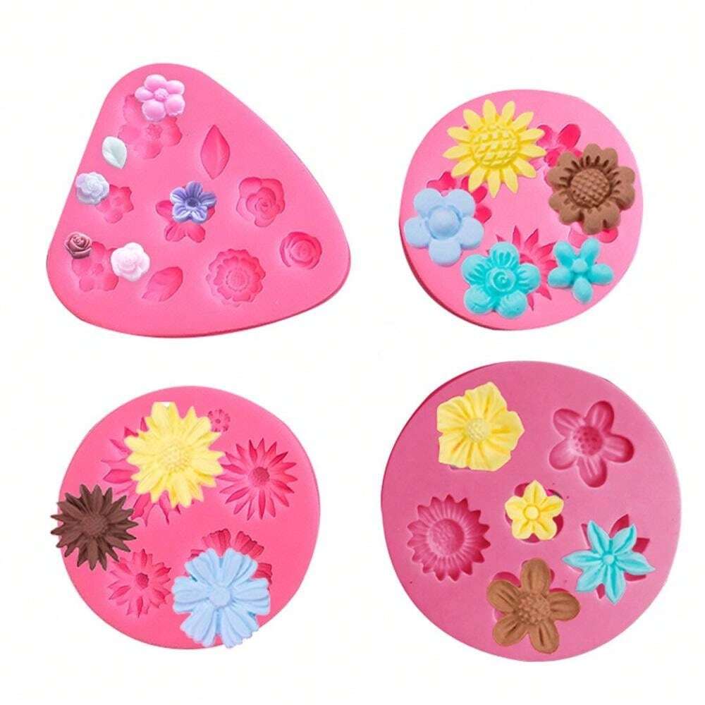 Stampo In Silicone A Vortice Per Cioccolatini E Dolci - Confezione Da 3 Pezzi