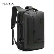 RZTX 奢华商务防水 Airback 户外真空压缩背包 笔记本电脑旅行背包 男士农历新年情人节礼物 春夏季假期旅行 - 黑色 - 查看 8