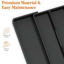 1 件银器收纳盒 - 可扩展厨房抽屉和餐具收纳盒，带抽屉隔板的餐具托盘，适用于厨房餐具