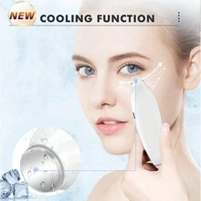 1 件面部和颈部按摩器，6 种模式（加热、振动、冷却），适合作为礼物，适合家庭和旅行使用 - 彩色 - 查看 3