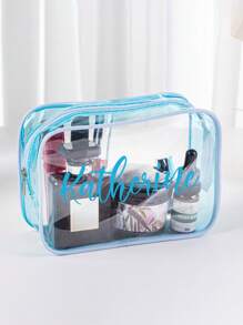 1 Túi đựng mỹ phẩm tùy chỉnh, Túi đựng đồ vệ sinh cá nhân, Túi đựng đồ trang điểm thêu tùy chỉnh, Túi đựng đồ vệ sinh cá nhân, Túi đựng đồ trang điểm phù dâu tùy chỉnh, Quà tặng phù dâu, Quà tặng cho phụ nữ, Quà kỷ niệm, Quà tặng Valentine, Quà sinh nhật, Quà cưới, Quà tặng cho bạn thân, Quà tặng cho mẹ/cô ấy/bạn gái/vợ/bạn bè, Túi đựng đồ trang điểm, Phụ kiện du lịch, Đồ dùng cho chuyến đi chơi mùa hè - Sáng - Xem 2