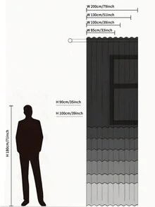 1 tấm rèm ren Pháp cổ điển, rèm voan bán trong suốt theo phong cách trang viên cổ điển cho cửa ra vào vòm, cho phép ánh sáng đi qua - trắng - Xem 2