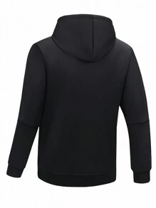 Heated Hoodies For Men - Stay Warm In Winter With Battery-Powered Heat -​ Pullover Hoodie With Pockets For Outdoor Activities,Single Switch Controls Seven Heating Zones (Without Power Supply)