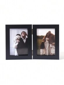 1 khung ảnh bản lề gấp 4x6, khung ảnh gấp với kính Acrylic, màn hình để bàn dọc, đồ trang trí văn phòng tại nhà, quà tặng Giáng sinh, ngày lễ tình nhân, năm mới - Nhiều màu - Xem 11