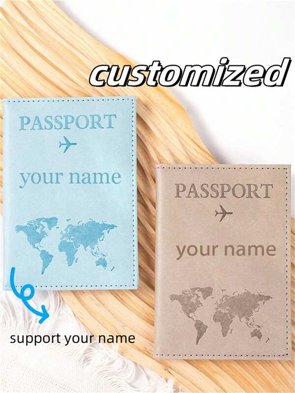 4pcs Customizable Passport Holder, Matte Map Passport Holder, Passport Cover, Passport Protector, Travel Document Organizer,Multifunction,Versatile,Lightweight,Functional,Practical,All-Purpose,Foldable,Colorful,Cute,Adorable,Contracted,Funny,Kawaii,Y2K,Minimalist,Commuting,Business Casual,Basics,Custom,Personalized,Unique,Customized,Ideal Gifts For Him,Ideal Gifts For Her,Her,Boyfriend,Girlfriend,Family,Friends,For Anniversaries,For Birthdays,For Holiday/ Vacation,For Outdoors/Outings/Travel/Hiking/Stadium/Sports/Climbing,For School,For Business/Commute/Work/Office,School Supplies,Back To School,School Gift,For Office,For School,For Classroom,For Teacher Gifts,For University,For Colleague,For Dorm Rooms,For Teacher,For Boys And Girls,For Teenagers,Junior High School Students,Middle School Students,High School Senior High School Students,College Students,University Students,Freshman,Sophomore,Underclassmen