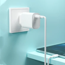 1 件 USB C 充电器，PD 20W 壁式充电器美国/欧盟插头快速壁式充电器，耐用紧凑型 USB-C 电源适配器 - 查看 4