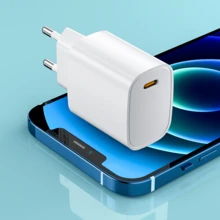 1 件 USB C 充电器，PD 20W 壁式充电器美国/欧盟插头快速壁式充电器，耐用紧凑型 USB-C 电源适配器 - 查看 2