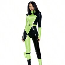 There She Go Sexy TV Cartoon Character Costume - Green - View 1