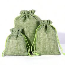 20 件，6 种尺寸，20 种颜色，黄麻粗麻布礼品袋，可重复使用的储物袋珠宝袋化妆包带拉绳，适用于珠宝、化妆品、工艺品、派对、婚礼、圣诞节、亚麻包装袋、圣诞节情人节 - 彩色 - 查看 25