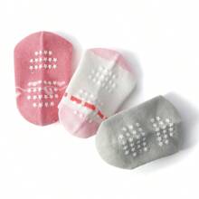 12 Pairs Non-Slip Baby Rabbit Design Crew Socks, Suitable For 0-7 Years Old, All Seasons - Multicolor - View 7