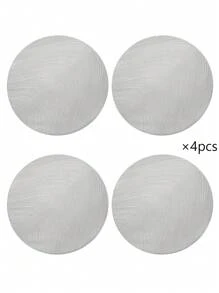 1-8 bucăți Șervețe de loc rotunde, minimaliste din PVC, lavabile, ușor de curățat, ștergeți, anti-alunecare, rezistente la căldură, covorașe de masă, design cu inimi minunate, șefuri de loc elegante, decor de masă, covorașe de bucătărie, decorațiuni de nuntă de sărbători - Multicolor - Vizualizare 17