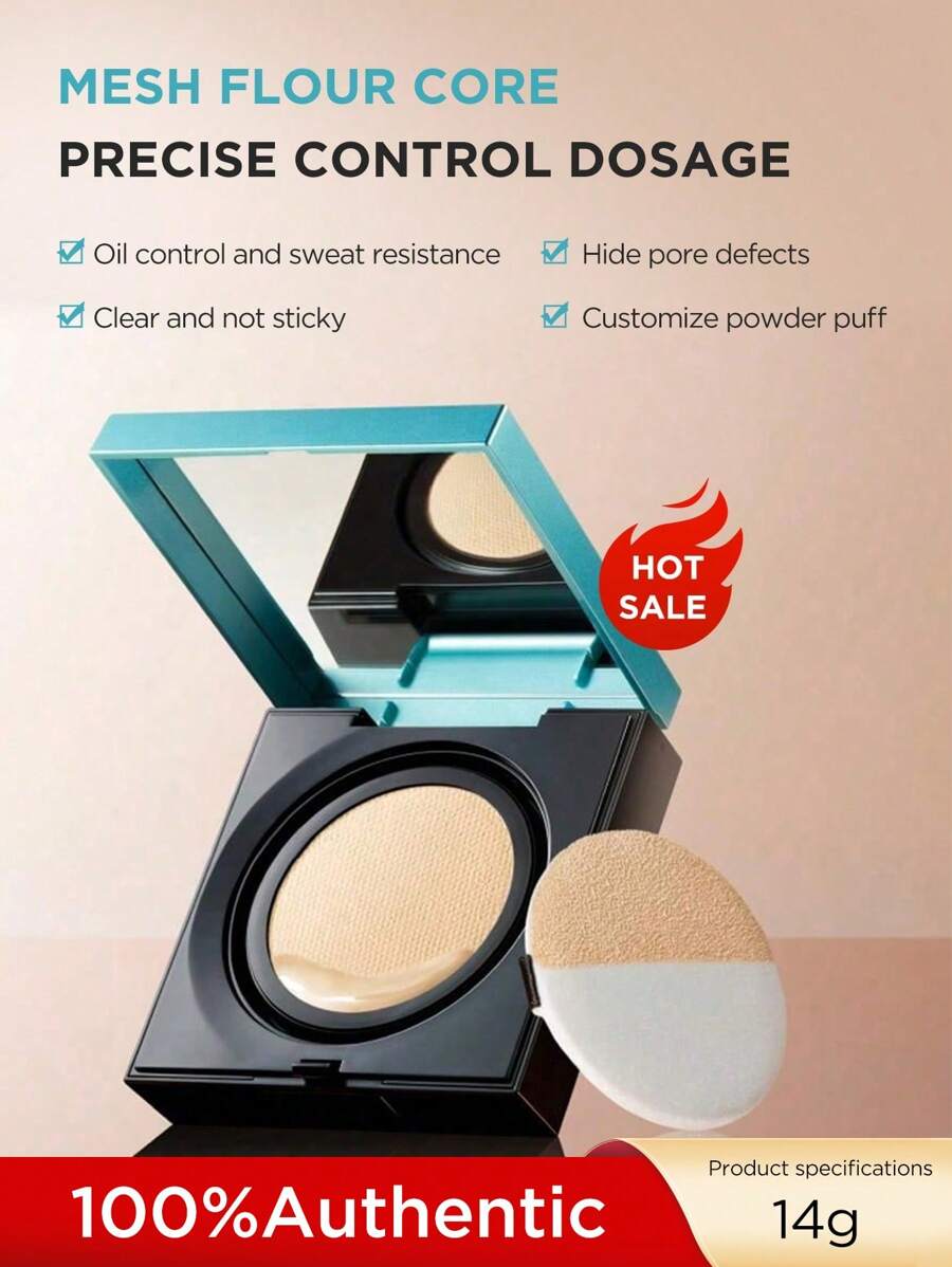 Maybelline Fit Me Custom Foundation Cushion Cream 14g Matte Finish Concealer Moisturizing Oil Control CC Cream