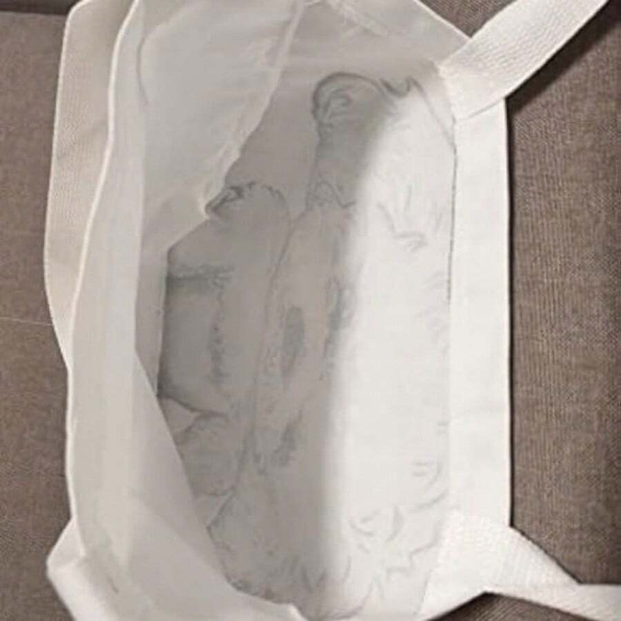 Women's Cute Canvas Handbag Machine Washable And Reusable Suitable For