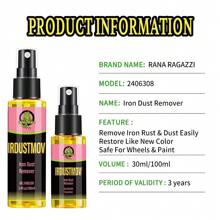 Wheel Paint Iron Remover Spray Technology Professional Dust Rim Rust Cleaner Auto Wash Detail Chemical Irdustmov - Iron Remover - View 8