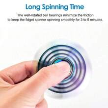 1set/1pc Finger Spinner Metal Long-Lasting Fingertip Spinner Adult Decompression Artifact Toy Cool,(The Shape And Pattern Of Some Accessories Are Random)Cool Metal Fidgets Spinners Toy , Stainless Steel Finger Hand Spinner Fidget Pack For Focus, Fingertip Gyro Party Favors Supplies Goody Bag Fillers Stress Toys Gifts ﻿