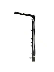 SHZICMY LED Rainfall Head Hand Shower Panel Tower System Bathrooms Waterfall Jets Faucet