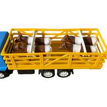 Kit 1 Truck Trailer With 4 Oxen 1 Trailer Truck With 1 Beetle Large Gift - Nhiều màu - Xem 7
