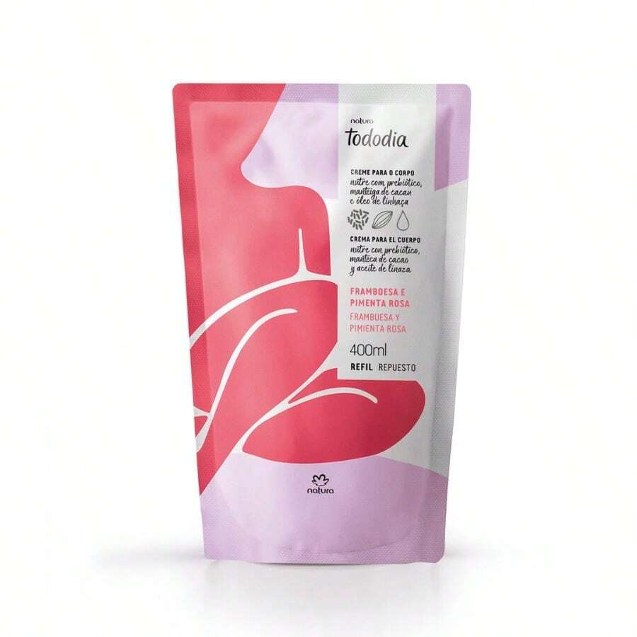 NATURA TODODIA RASPBERRY AND PINK PEPPER MOISTURIZER REFILL 400ml - 白色 - 查看 1
