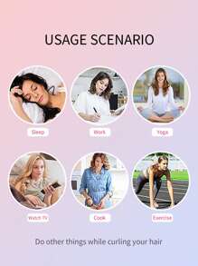 3 件装无热卷发器，适合夜间卷发，缎面卷发棒，无热卷发器，适合睡眠，柔软无热卷发棒，适合所有发质，无热夜间睡眠卷发造型工具，包括睡眠卷发器、吹风机卷发头带、泡沫滚筒 - 彩色 - 查看 7