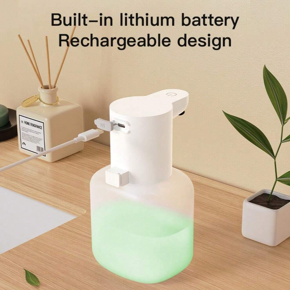 New P6 Sensor Soap Dispenser, USB Rechargeable, 500ml Large Capacity