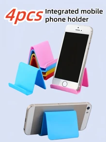 4 Pieces Portable Desk Stand For Cell Phones And Tablets - Compatible With Most Devices, Perfect For Home, School And Office Bedside Desktop For Watching Movies And TV Phone Holder, Provides 2.36*1.96 Inches (6*5 Cm) Space