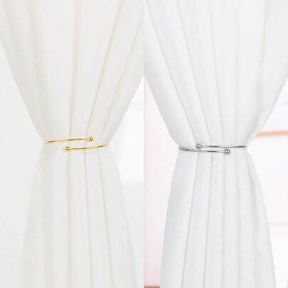 1peça cobre liga Cortinas simples Fivela de cortina para casa