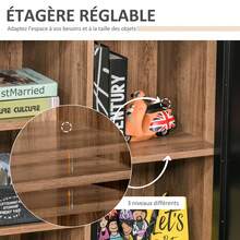HOMCOM Armoires de rangement - Noir - Voir 4