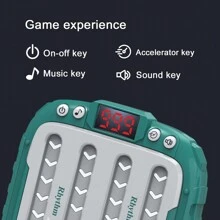 节奏大师速度 - 手持式益智按压玩具发光感官烦躁玩具快速推动游戏教育节奏游戏机适合儿童成人 - 彩色 - 查看 6