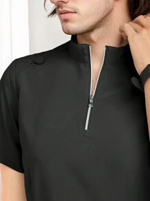 2 Piezas Conjunto de Uniforme Quirúrgico Anti Fluidos Hombre Excelente Calidad ,Pijama Uniforme Antifluidos Hombre Y Conjunto top de manga corta con pantalones