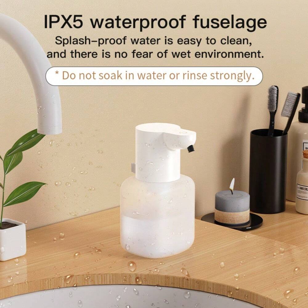 New P6 Sensor Soap Dispenser, USB Rechargeable, 500ml Large Capacity
