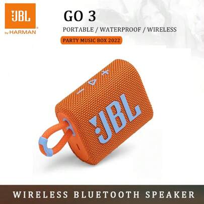  JBL Go 3 Bluetooth Speaker Powerful Bass Subwoofers Stereo Sound Outdoor GO3 Portable Mini Wireless Speaker Original JBL