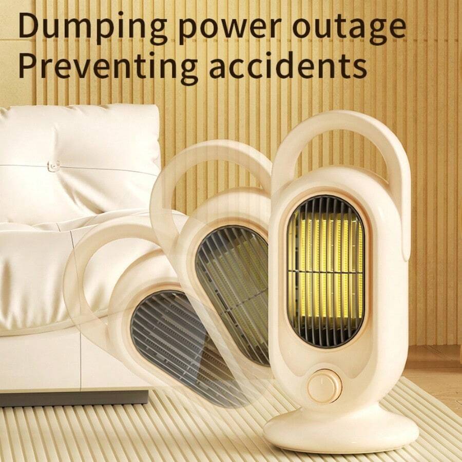 Desktop Space Heater, 2 Speeds Portable Electric Heater For Home