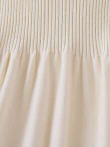 1pc Young Girl Mauve Elegant Long Sleeve Solid Color Princess Dress, Sweater Dress For Autumn