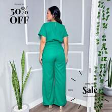 Women's Premium Linen Set On BLOUSE AND PANTS With Buttons And Pockets On The Front, Black, Caramel, Mint Green And Off - Màu xanh Bạc hà - Xem 3