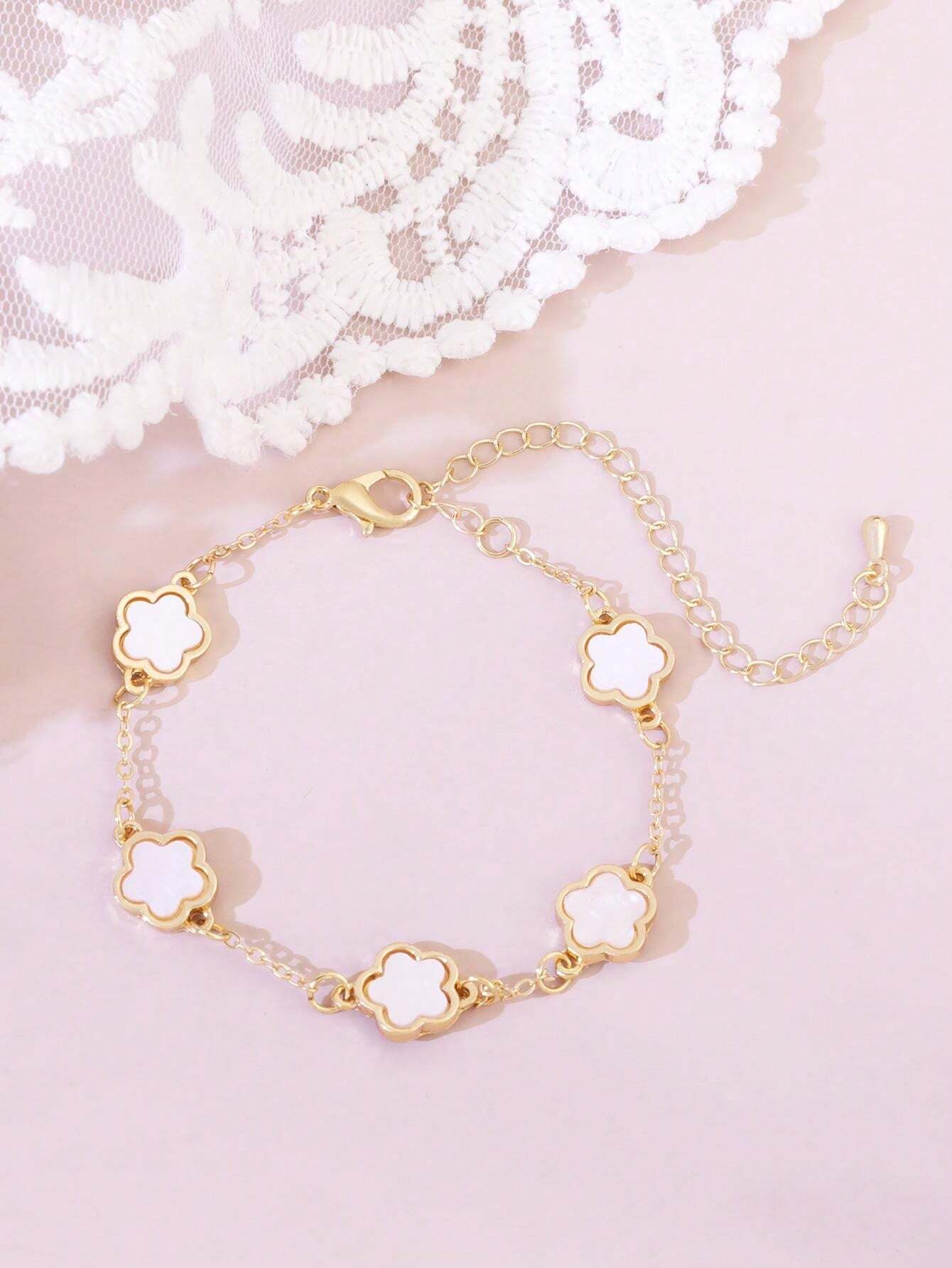 Women Lucky Clover Chain Bracelet for Sale Australia New Collection