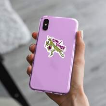1PC, Humorous And Funny 3 Inch Removable Outdoor Waterproof Vinyl Creative Gift Sticker GIRL DINNER Girl Dinner Sticke - Multicolor - View 6