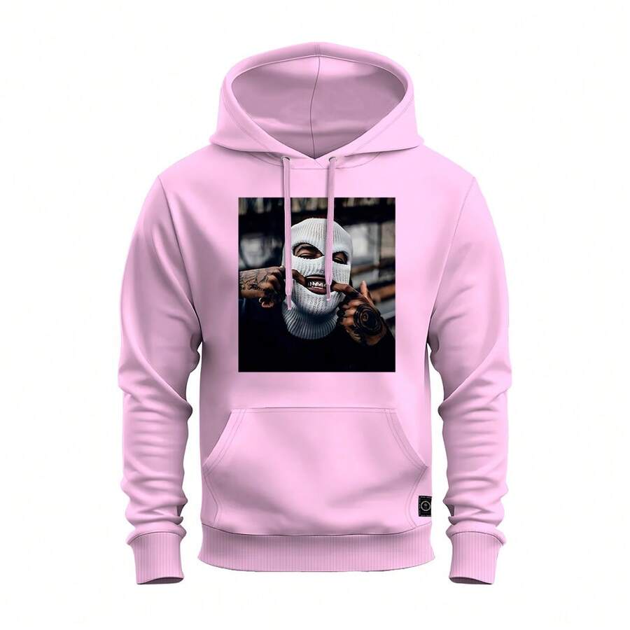 Nexstar Royal Loyalty Printed Comfortable Cold Weather Sweatshirt - 淺粉色 - 查看 1