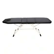 WUPYI Salon SPA Cama De Belleza Tatuaje Ajuste Facial Sillas De Mesa De Masaje Plegables Negro - Negro - Ver 7