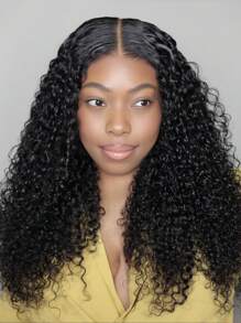 UNice Unice Hair EasiContour V Part Minimal Leave Out Jerry Curly Wig Seamless Edge Upgrade U Part Wig Beginner Friendly Wigs For Women Unice Wigs