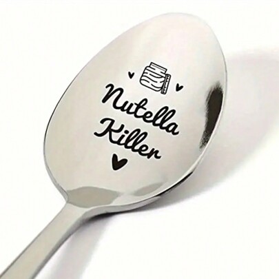 Delight: Engraved Stainless Steel Spoon - Perfect Gift For Men, Women & Teens, Ideal For Birthdays & Christmas Gift