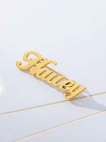 Personalisierte Edelstahl Namensbrosche - Individuelle Anstecknadel für Frauen, Modisches Accessoire für Kleidung & Rucksäcke, perfektes Party Geschenk, Farbig, Süß, Niedlich, Lustig, Y2K, Stilvoll, Lässig, Kussis, Individuell, Personalisiert, Einzigartig, Angepasst, Ideale Geschenke für Ihn, Ideale Geschenke für Sie, Sie, Freundin, Freunde, Kinder