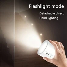 1个双面磁吸式LED壁灯，360°旋转多功能壁灯，RGB开关，双面LED橱柜灯，多色可调，触摸遥控器，USB充电，可调光，家居照明，适用于客厅、卧室、走廊、床头、阅读区、厨房、室内家居装饰、房间装饰、卧室墙面装饰，适用于圣诞节、感恩节、新年等节日 - RGB - 查看 8