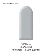 WholeNight 1 件榻榻米软垫墙贴，儿童房装饰，床头墙保护贴，男女通用婴儿房装饰，适合所有季节 - 彩色 - 查看 4